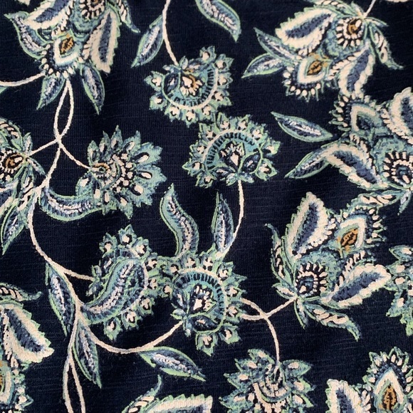 J Jill Floral Print Trimmed Knit Dress - Picture 14 of 14